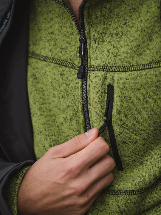 Ανδρική Ζακέτα Fleece Πράσινη