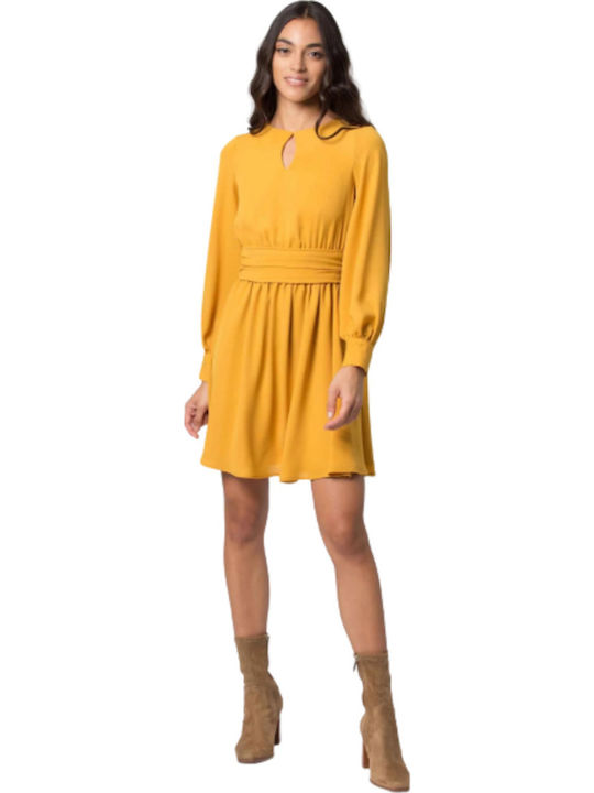 Mini Dress for Wedding and Christening Yellow