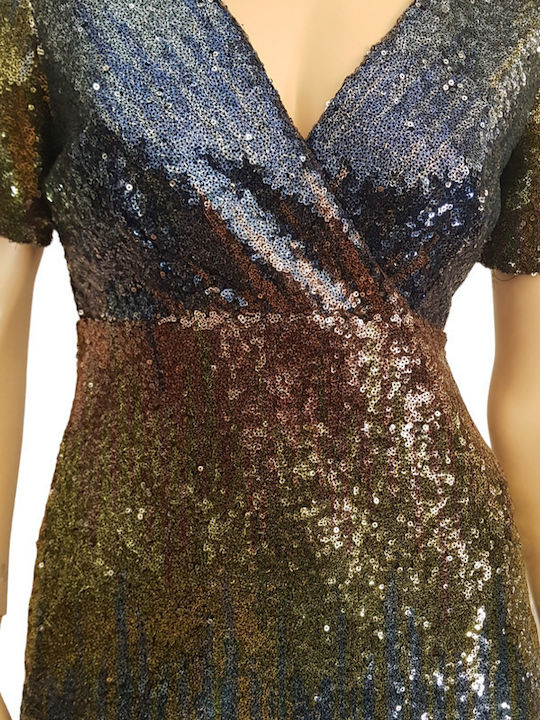 Summer Mini Evening Dress Wrap