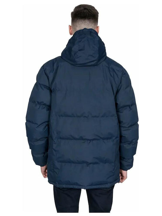 Trespass Men's Winter Puffer Jacket Navy Blue