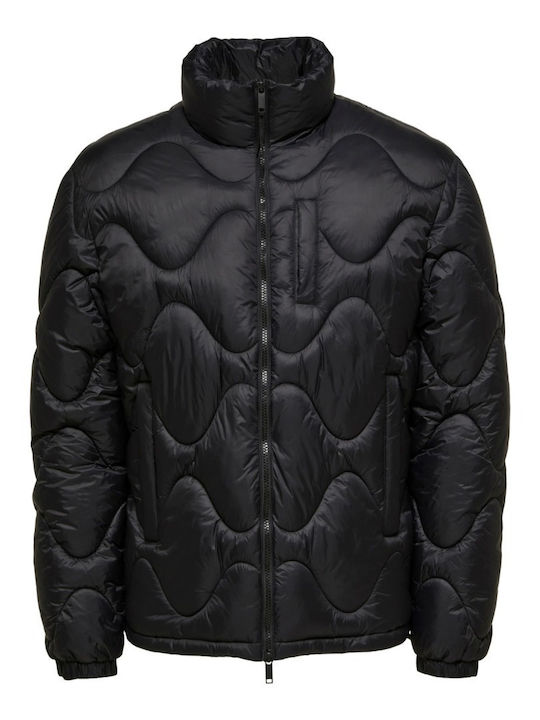 Winter Jacke Puffer Schwarz