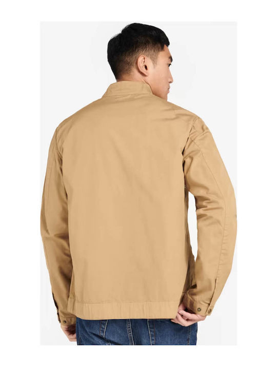 Barbour Herren Winter Jacke Lässig Beige