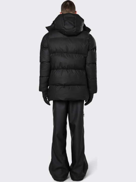 Winter Jacke Puffer Wasserdicht Schwarz