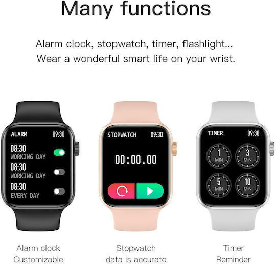 Microwear A02 Smartwatch (Argintiu)