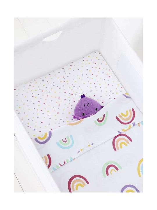 Snuz Seturi de cearșafuri pentru bebeluși Pentru Cradle Bumbac Multicolore 44x80buc 2buc