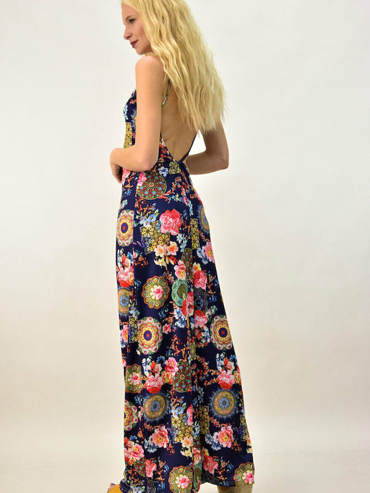 Summer Maxi Slip Dress Dress Blue