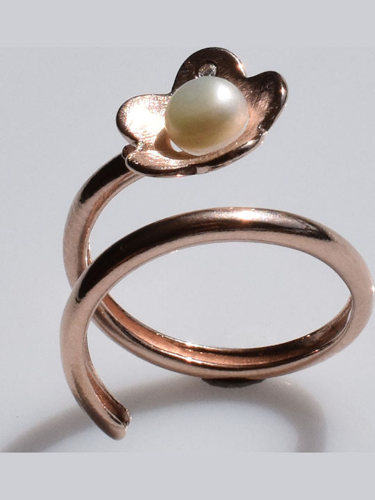 Bizoutaki Women's Silver Gold Plated Ring Bizoutaki Women's Silver Gold Plated Ring