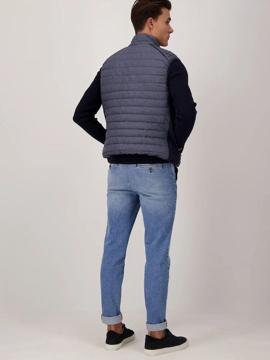 Sleeveless Jacket Puffer Navy Blue