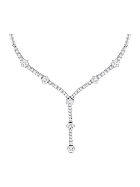 Kiriakos Gofas Σετ Κοσμημάτων από Λευκόχρυσο 14K