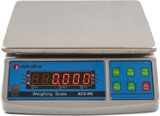 Admate ACS-H5 Electronic Precision Commercial Scale with Weighing Capacity of 6kg and Division 0.2gr