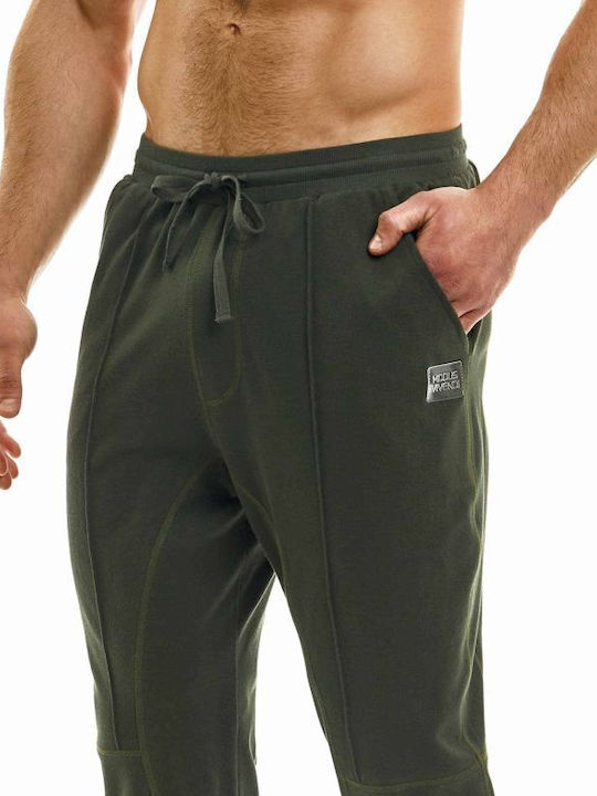 Modus Vivendi Men's Sweatpants with Rubber Khaki