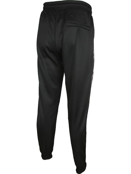 Jogginghose Glänzend mit Gummizug Schwarz