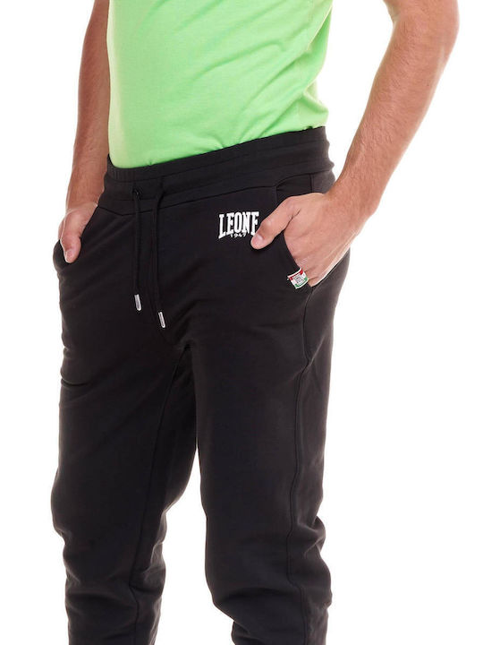 Leone 1947 Men's Sweatpants with Rubber Black