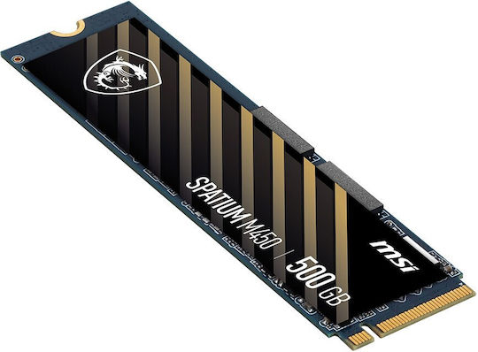 MSI Spatium M450 SSD 500GB τύπου M.2 με σύνδεση PCI Express 4.0 S78-440K190-P83