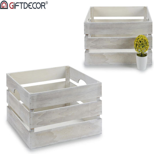 Arte Regal Διακοσμητικό Καφάσι Κήπου Ξύλινο 31x31x20εκ. 81840