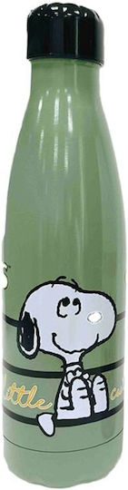 Back Me Up Kids Water Bottle Thermos Stainless Steel with Screw Cap Non Spill Green 500ml