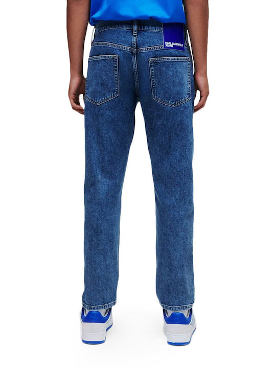 Men's Jeans Pants with Regular Tapered Fit Blue
