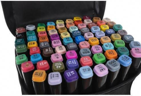 Drawing Markers Thin Set 80pcs