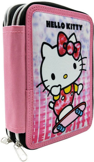 Gim Hello Kitty Κασετίνα Γεμάτη Ροζ