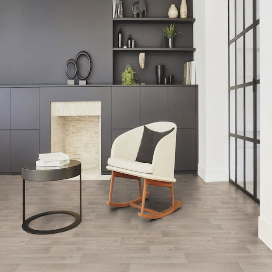 Tarkett Set Plastic Floor Vinyl Iconik with 1 Strips Gray