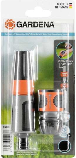 Gardena Stop 'n' Spray Σετ Εκτοξευτήρα Νερού με Ταχυσυνδέσμους 2 Λειτουργιών 13mm 1/2"
