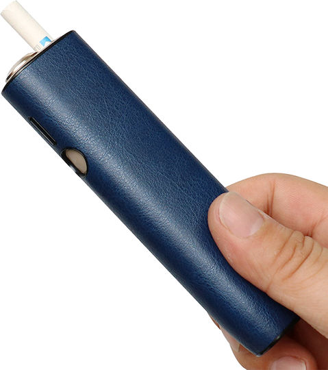 Sonique Θήκη PU Leather + PC για IQOS ILUMA ONE Μπλε Σκούρο