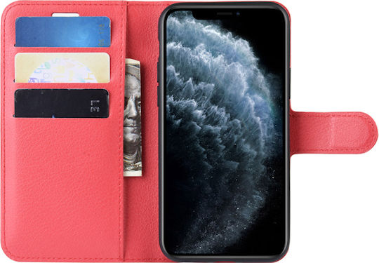 Book Synthetic Leather Red (Huawei Nova 8i)