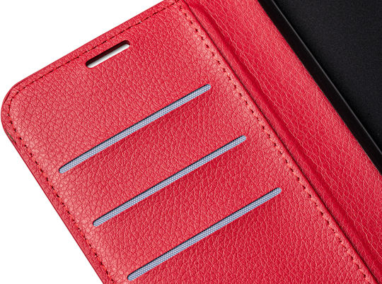 Book Synthetic Leather Red (Huawei Nova 8i)
