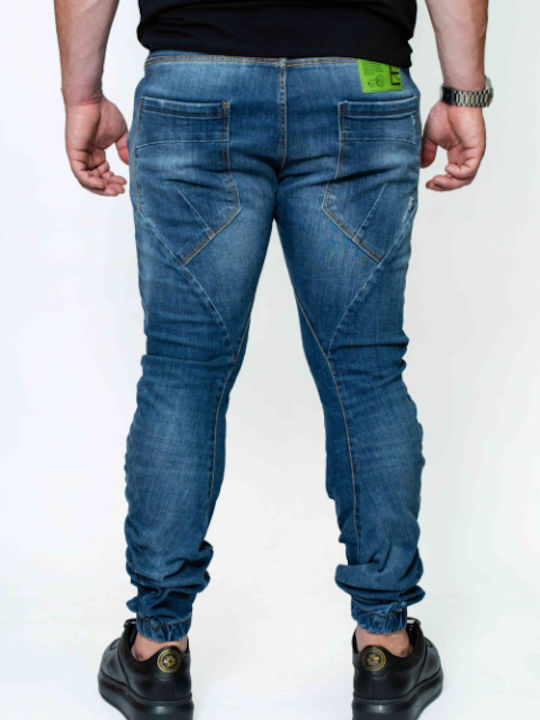 Cover Jeans Ανδρικό Παντελόνι Τζιν σε Skinny Εφαρμογή Μπλε