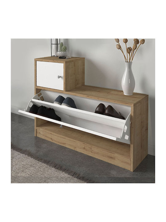 Galina Entry Furniture with Mirror / Hanger & Shoe Rack 91.8x27x70cm