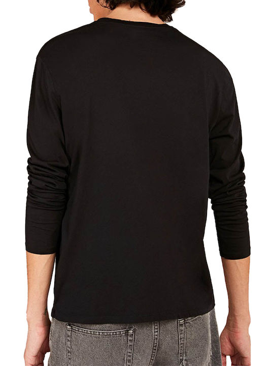 American Vintage Herren Langarmshirt Schwarz