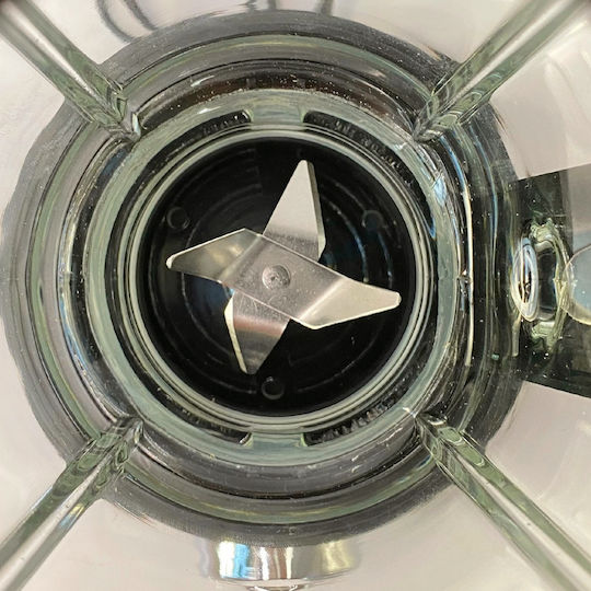 IQ Μπλέντερ με Γυάλινη Κανάτα 1.5 lt 800W Inox BL-416