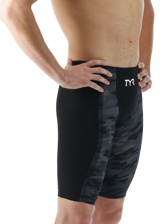 Tyr Camo Ανδρικό Αγωνιστικό Jammer Μαγιό Κολύμβησης Μαύρο