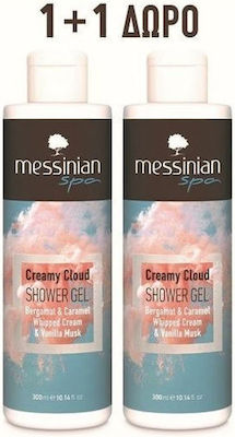 Messinian Spa Creamy Cloud Αφρόλουτρο σε Gel 2x300ml