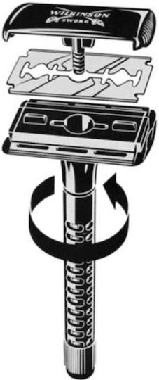 Wilkinson Sword Classic T Safety Razor Closed Comb with Blades 5pcs