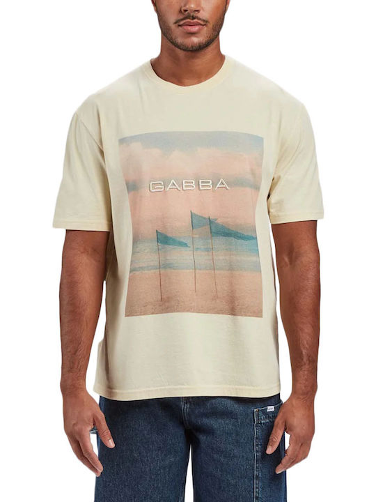 Gabba NIGEL Men's Short Sleeve T-shirt Beige