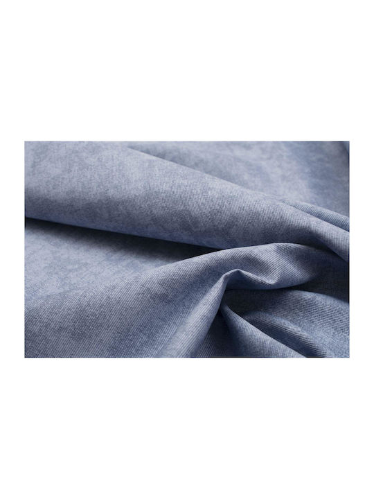 Dimcol Τραπεζομάντηλο Αλέκιαστο Panama Shadow Sky Blue 140x180εκ.