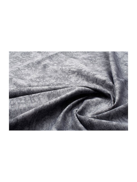 Dimcol Τραπεζομάντηλο Αλέκιαστο Σετ 2τμχ Panama Shadow Dark Grey 140x220εκ.