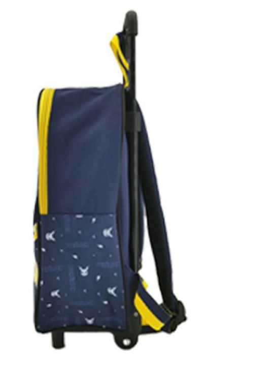 Fanatics Pokemon Pikachu School Bag Trolley Kindergarten in Blue color