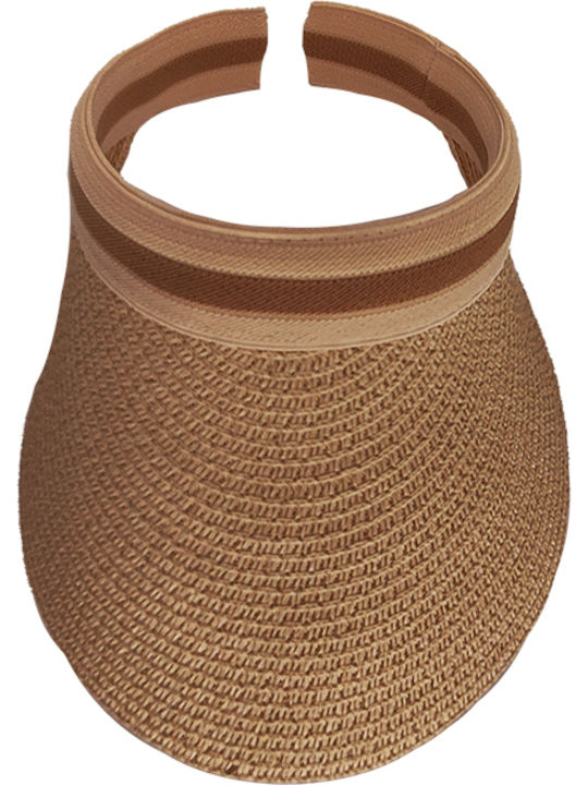 Wicker Women's Visor Hat Beige