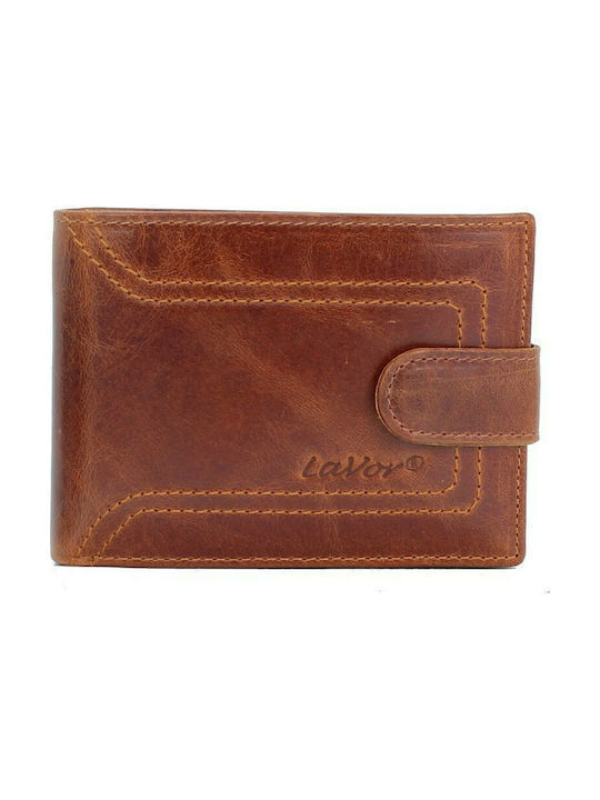 Leather Men's Wallet Classic with RFID Cognac