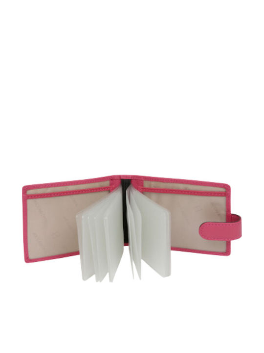 Small Leather Women's Wallet Classic Fuchsia