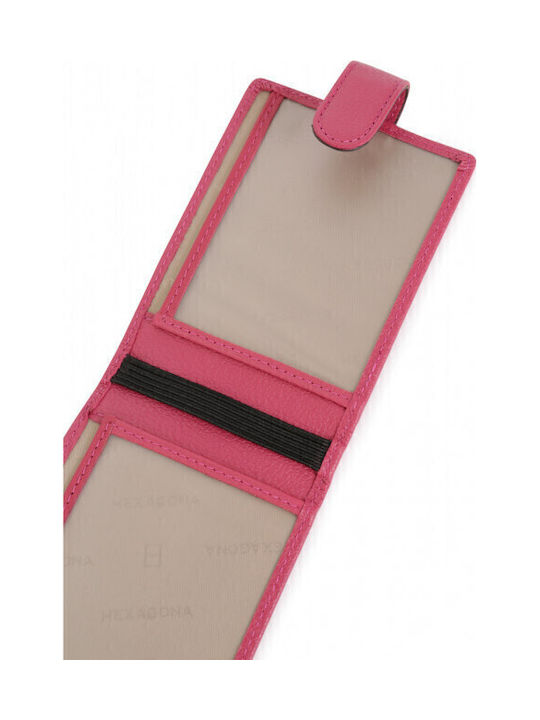 Small Leather Women's Wallet Classic Fuchsia