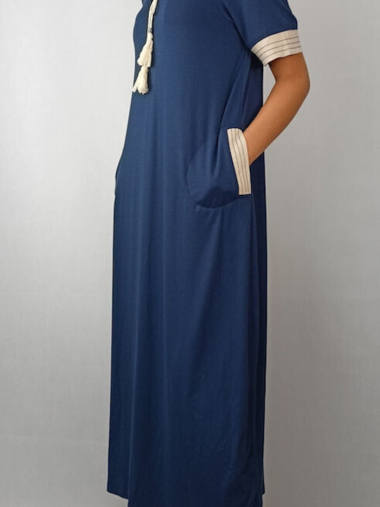 Passager Summer Maxi Dress Navy Blue