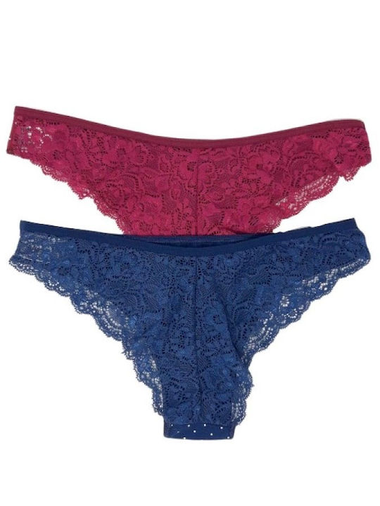 Cotonella Cotton Women's Brazil 2Pack with Lace