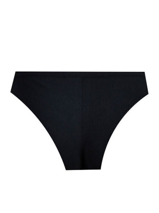 Βαμβακερά Γυναικεία Slip 2Pack Μαύρα