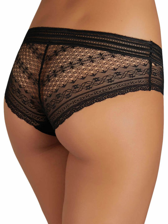 Ysabel Mora Women's Slip with Lace Black