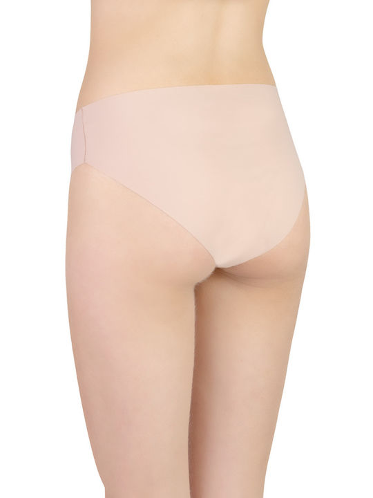 Elite Form Damen Slip Nahtlos Beige