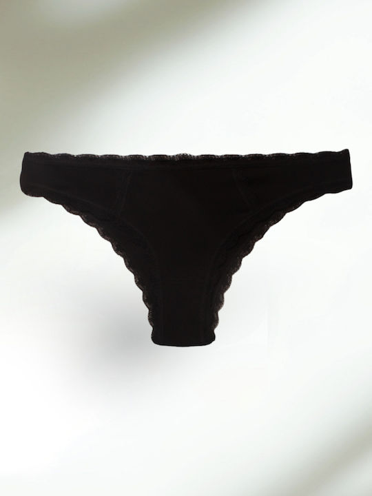 Βαμβακερά Γυναικεία Brazil 3Pack με Δαντέλα