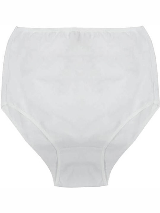 A.A UNDERWEAR 4/4 Βαμβακερά Ψηλόμεσα Γυναικεία Slip MultiPack Μπεζ